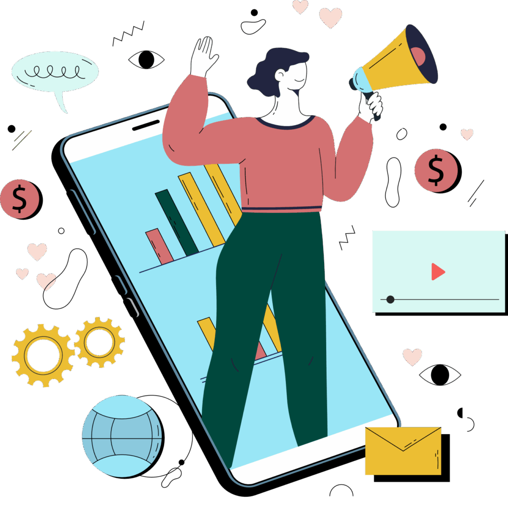 Hero marketing illustration